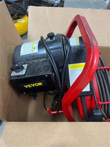 VEVOR 75Ft x 1/2Inch 370W Drain Cleaning Machine Portable Electric